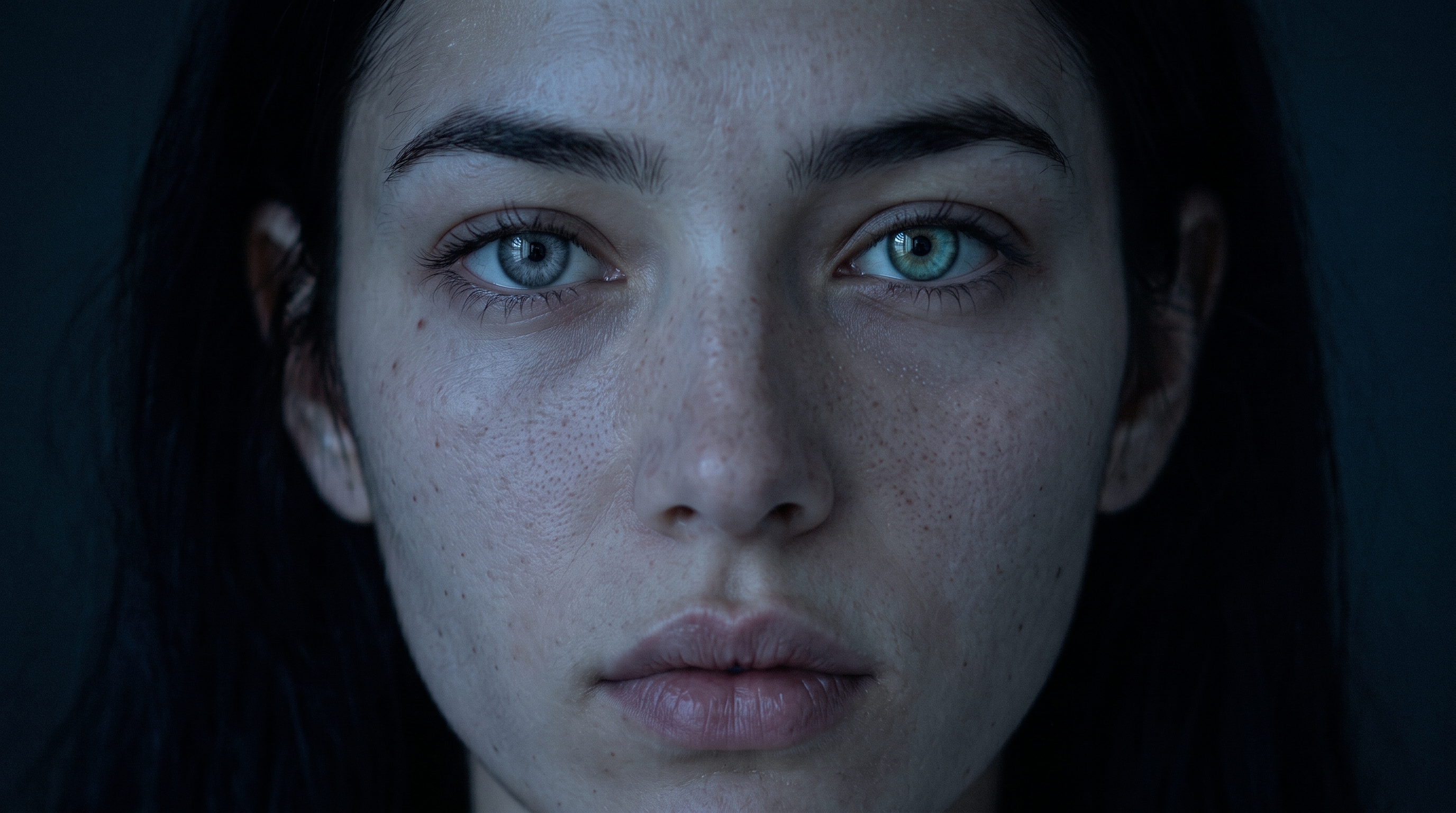 Fotograma de referencia — retrato limpio en primer plano
