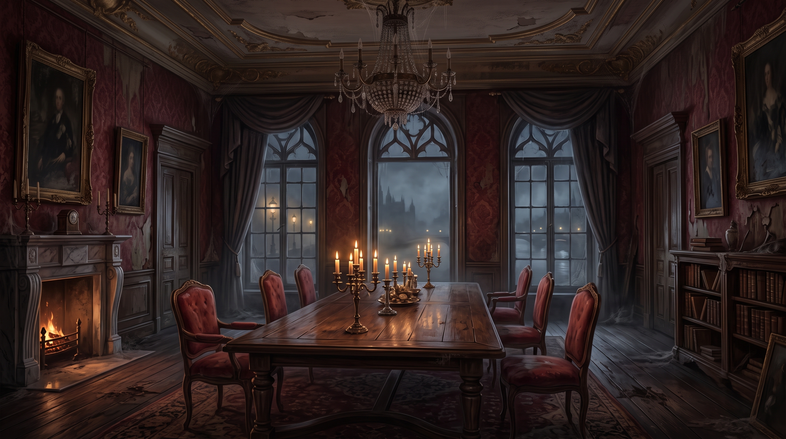 Fondo de escena: corte de Londres
