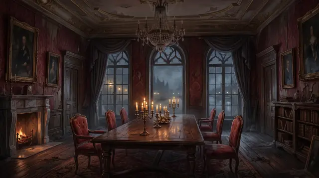 Cenário de fundo da Corte de Londres