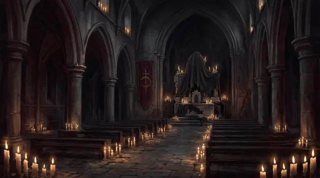 Cenário de fundo do Salão do Conclave de Dublin
