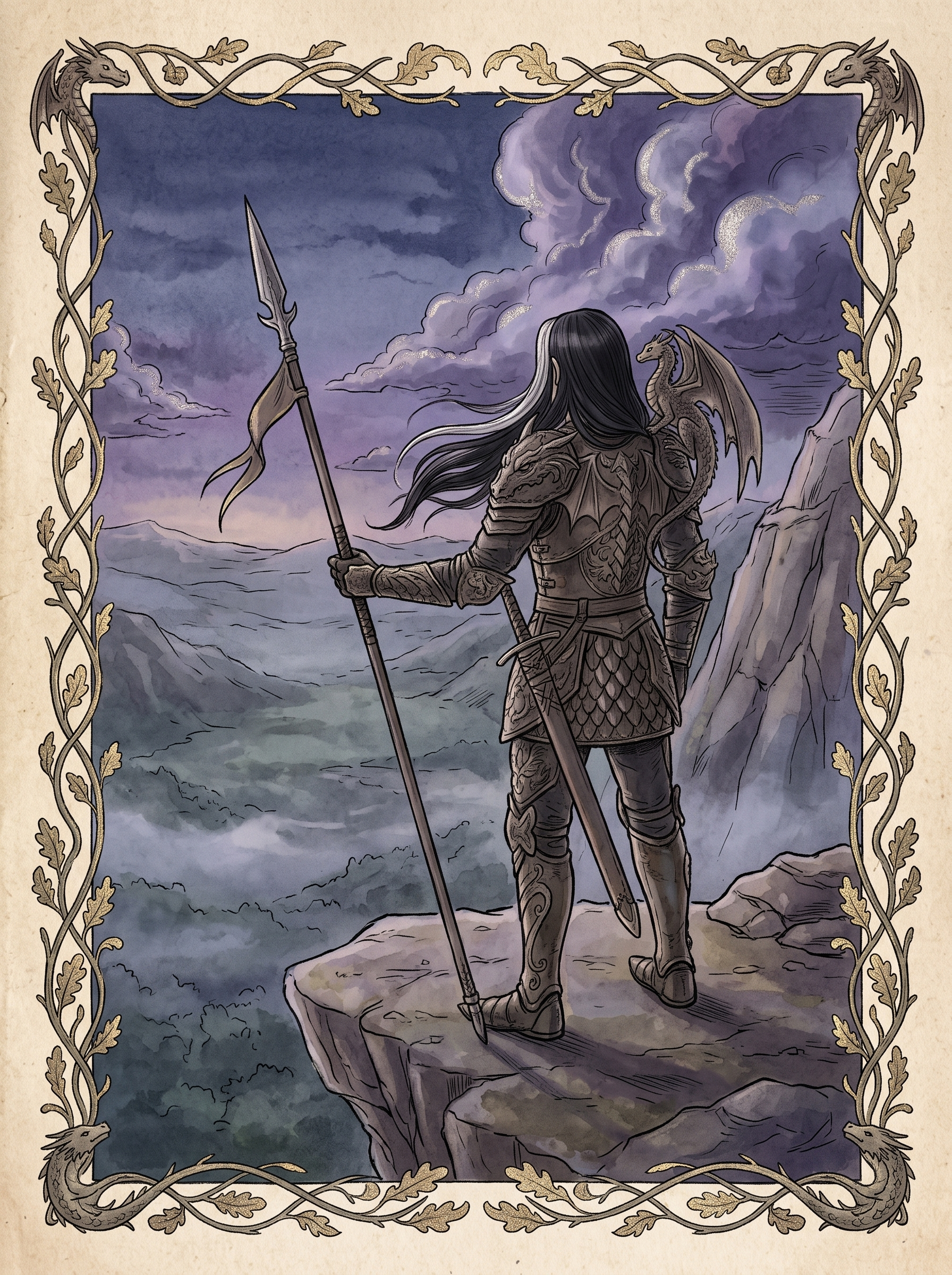 Image de référence — Saluaize, le jeune homme solitaire au sang de dragon