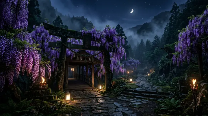 Demon Slayer — Wisteria Gate wallpaper