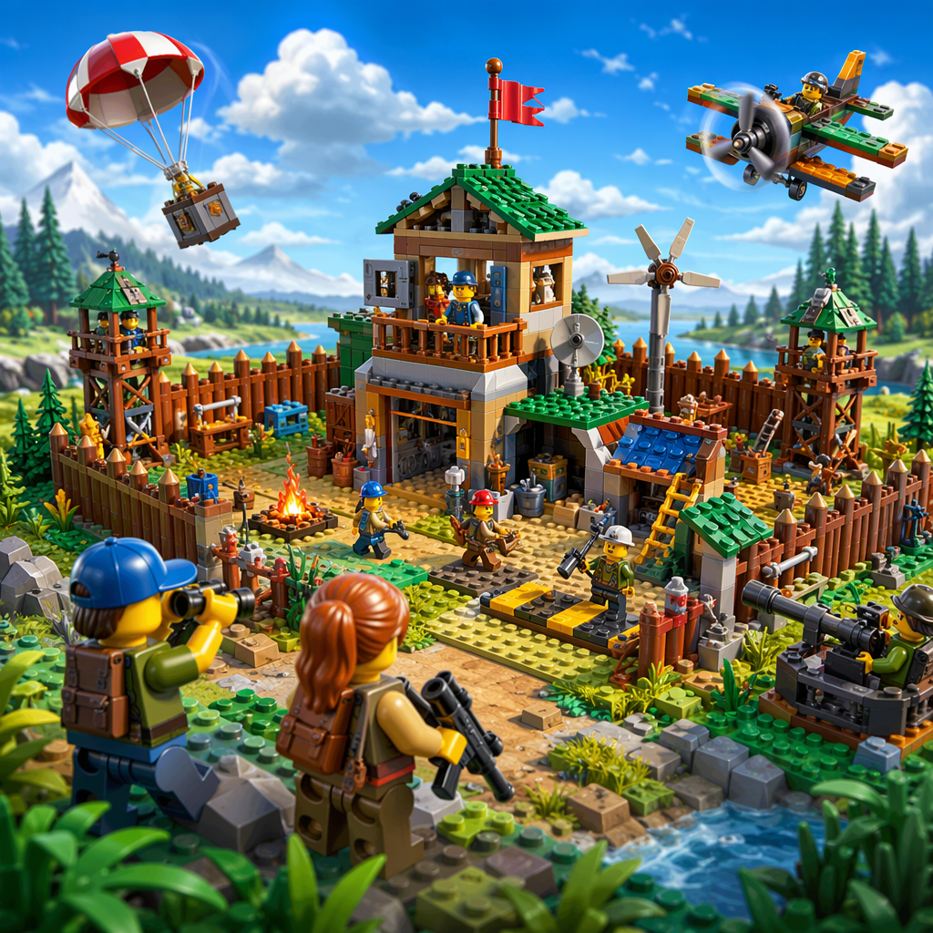 LEGO Système Realm — Camp Care : Gérez et construisez votre refuge en briques en pleine nature
