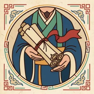 Icono de impronta de época — palabras de seguridad junto a los barriles de mercancía