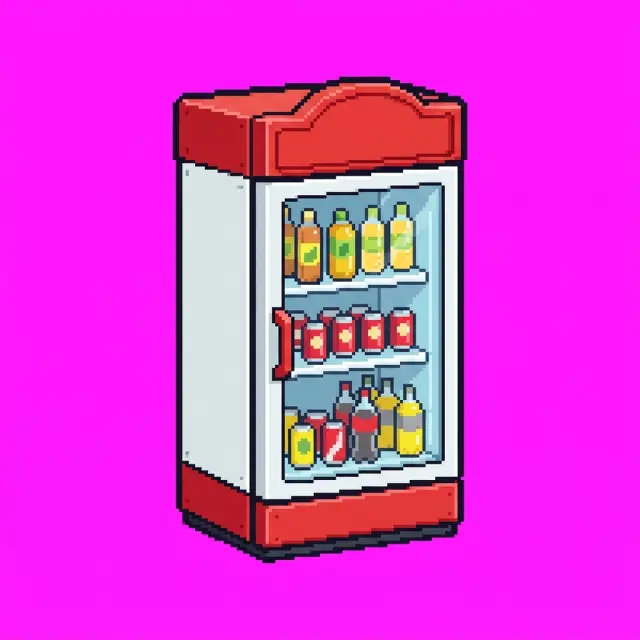 场景素材——冷饮冰箱