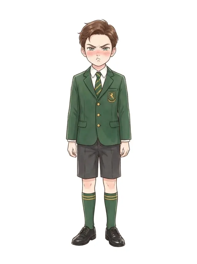 Damian Desmond annoyed anime bust portrait