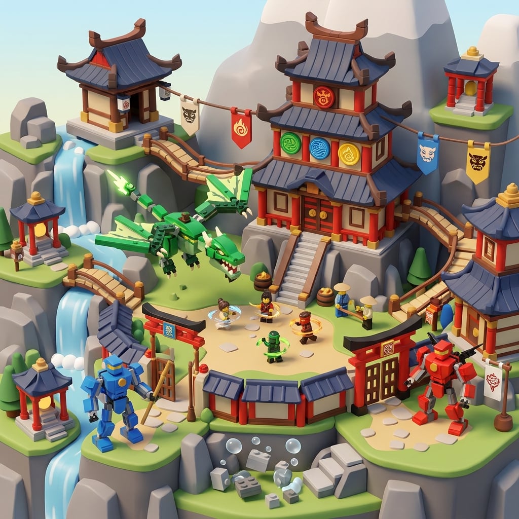 The Elemental Spinjitzu Lands