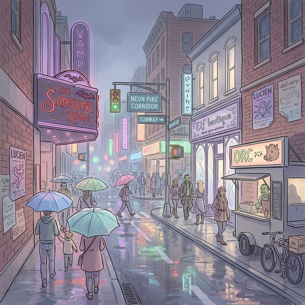Neon Pike Corridor