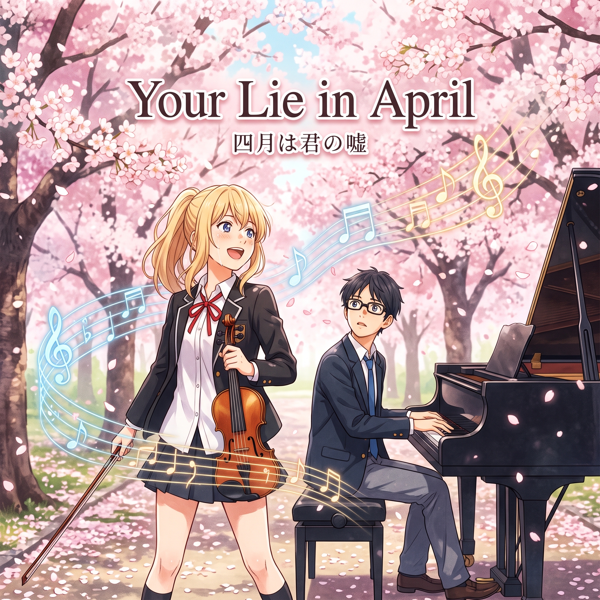 四月は君の嘘 — インタラクティブビジュアルノベル