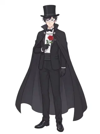 Tuxedo Mask — neutral sprite