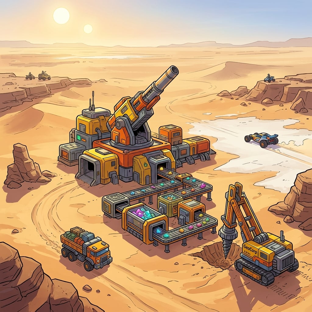 Desert Flats — world concept art