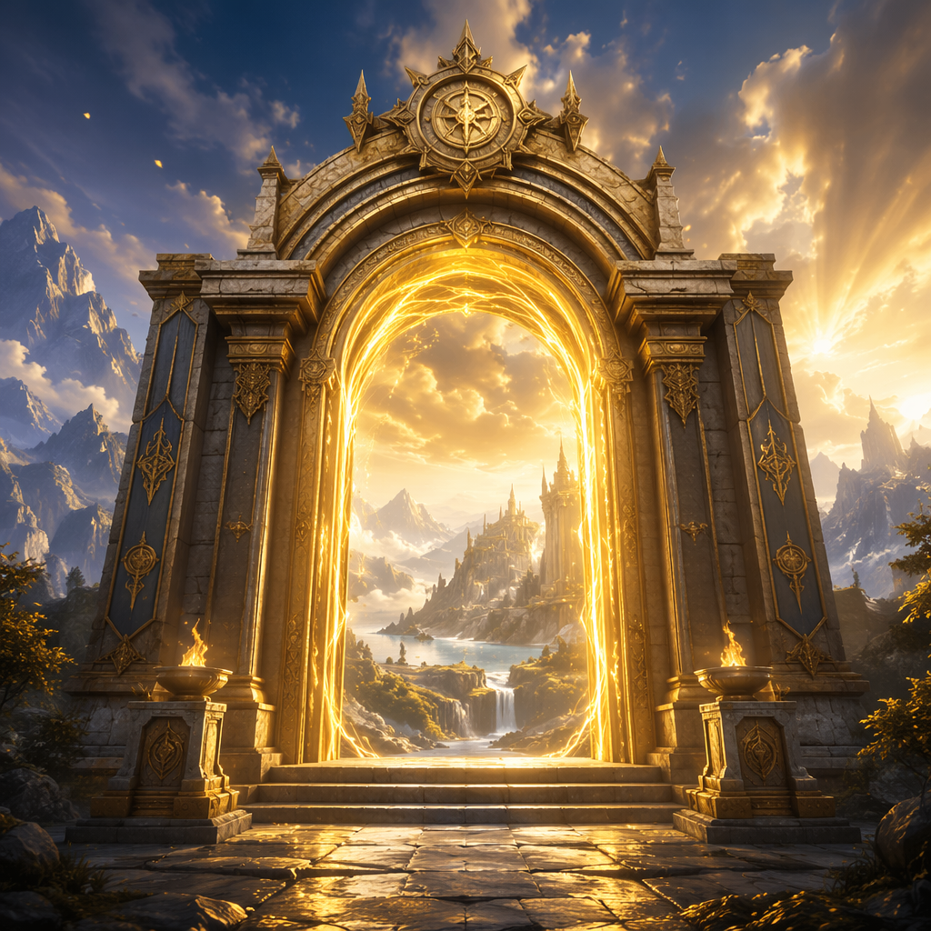 Portail du Serment de Sang : Couronne d'Or — Entrez dans le Royaume de la Fantaisie Sombre