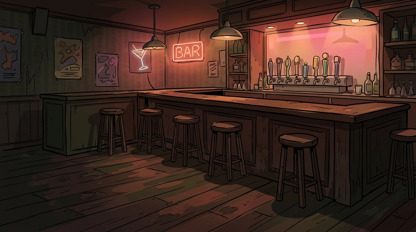 The Drunken Clam — scene background