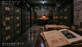 9국 기록 보관 금고 내부
