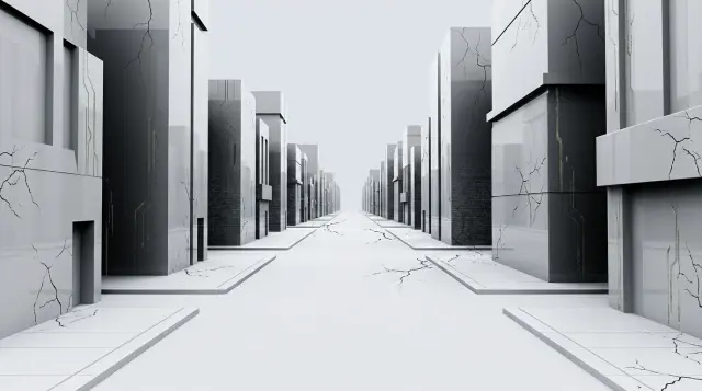 寄叶:尼尔自动人形——复制城市,白色而空旷的城市外壳