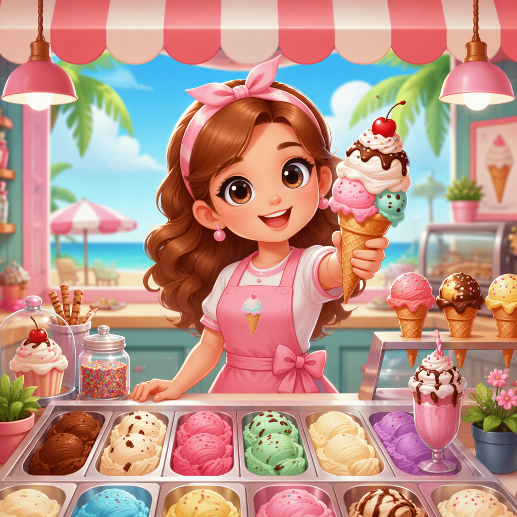 Glacerie Captain Ice Cream — Boutique Interactive à Hawkins (Starcourt Mall)