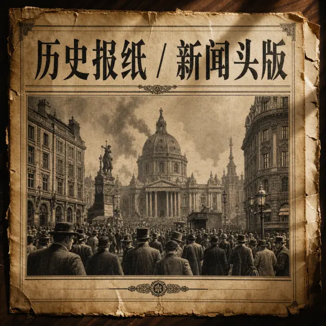 Historical Newspaper — 模板展示卡