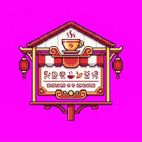 The Tea Shop Sign