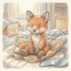 Le renard en peluche