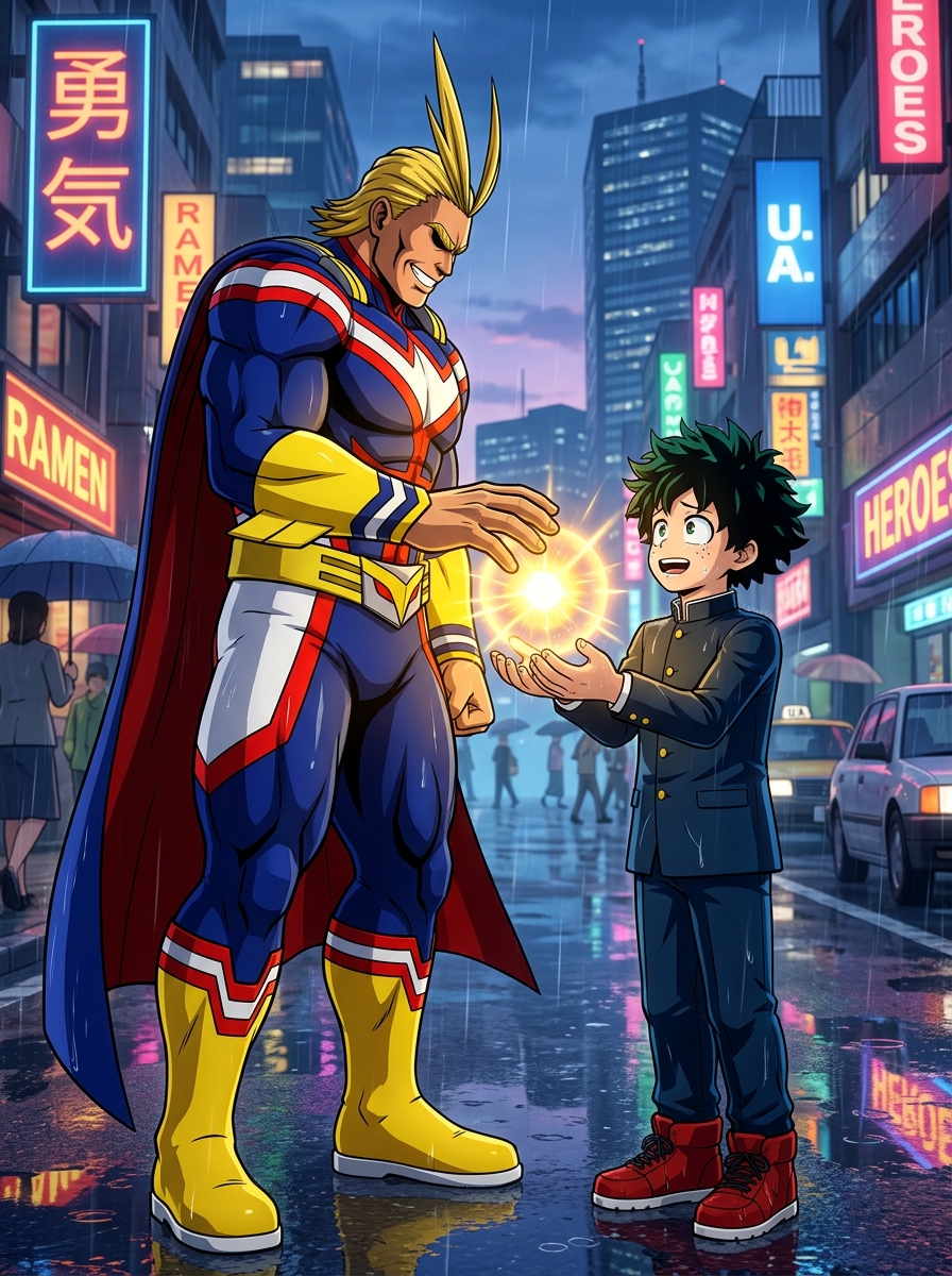 Cover — All Might Chooses a Successor