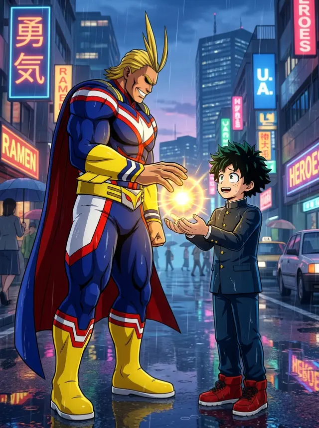 Cover — All Might Chooses a Successor