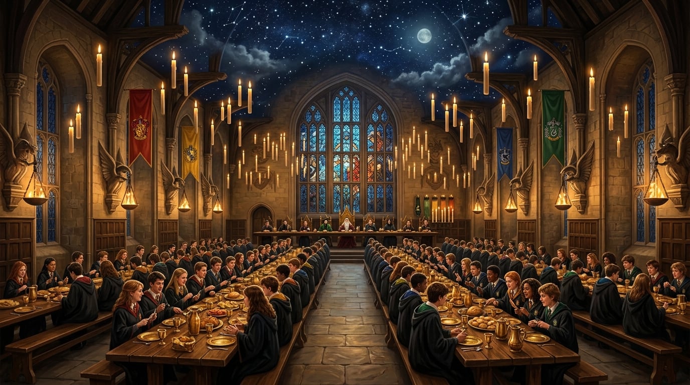 礼堂盛宴背景