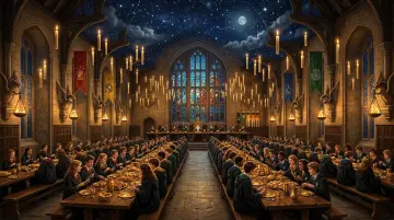 AI adventure game maker — Harry Potter: the Great Hall at feast