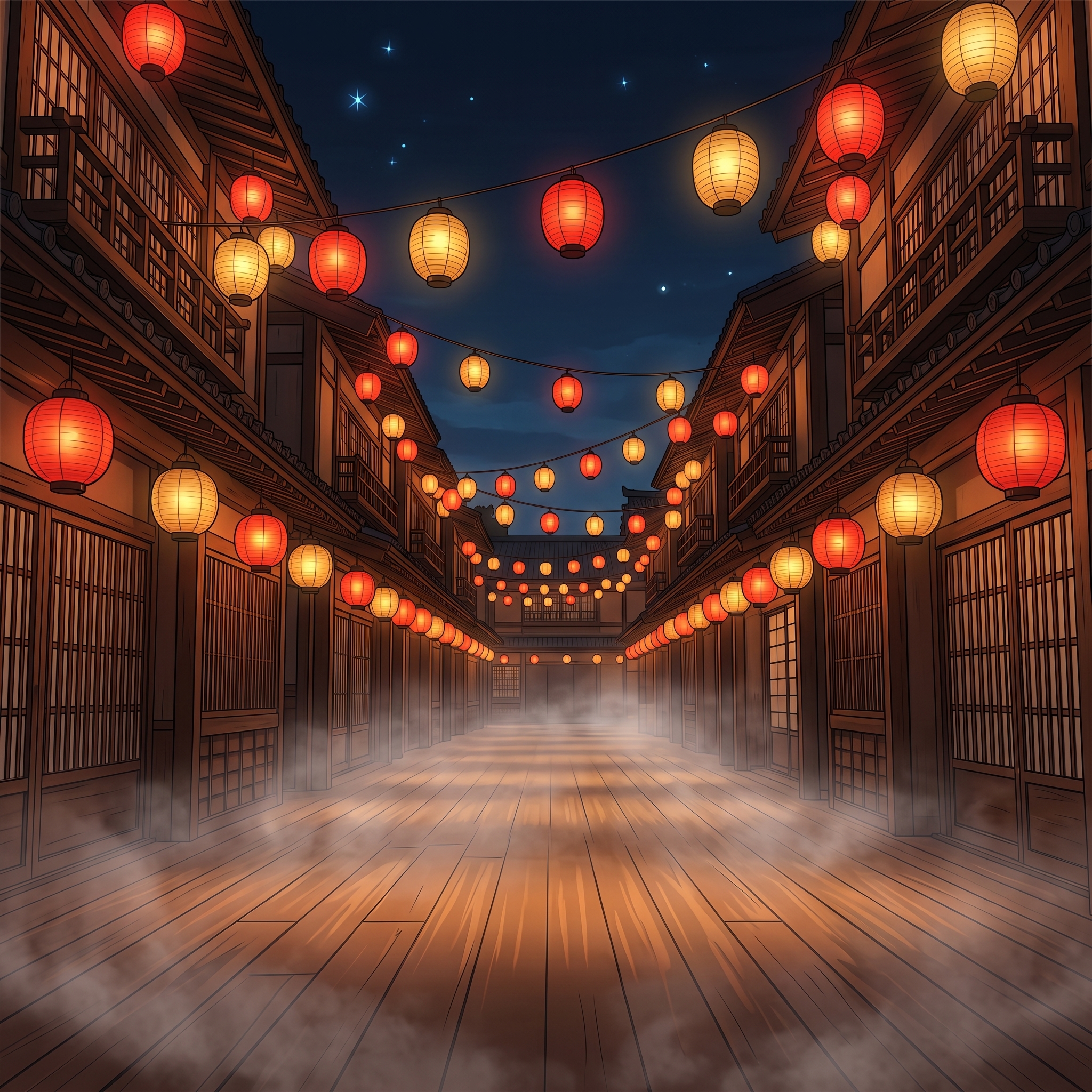 吉原標題開始畫面背景