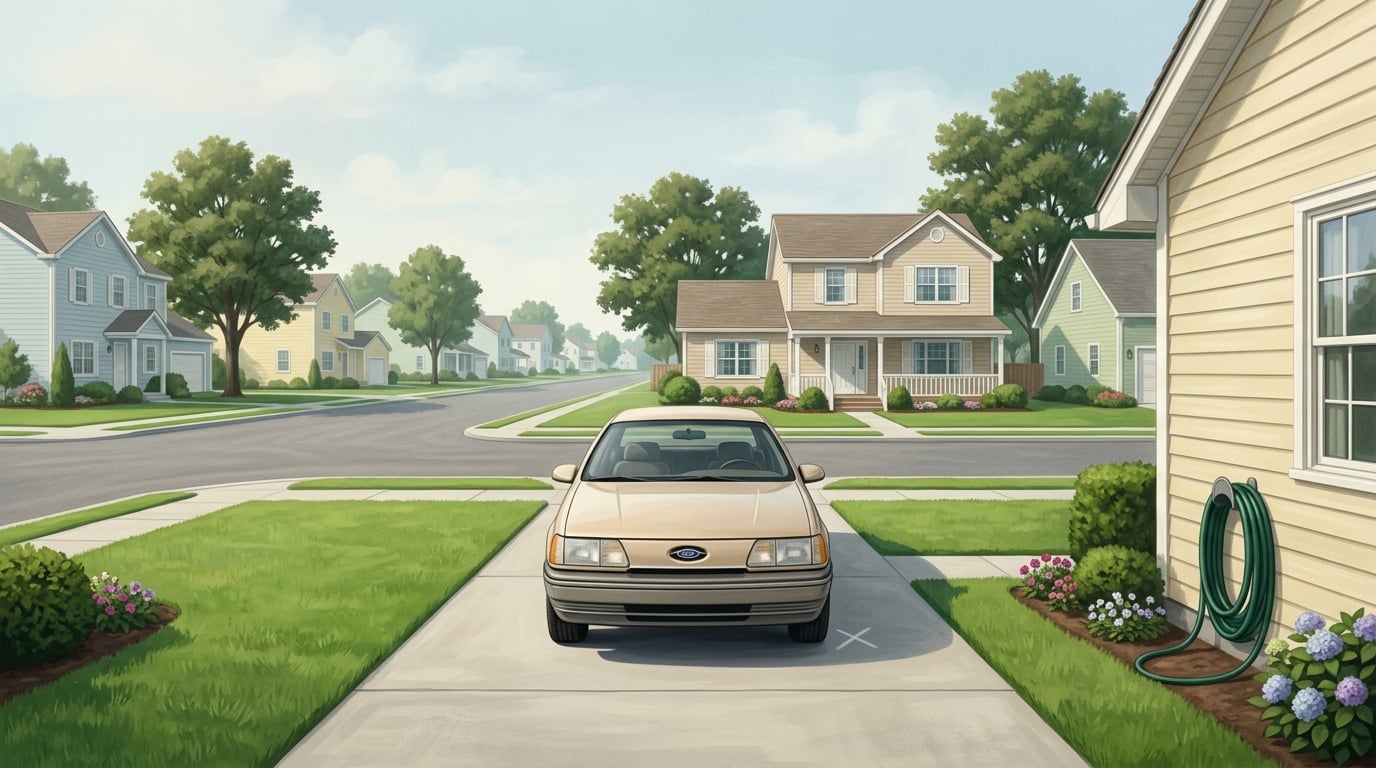 Driveway background