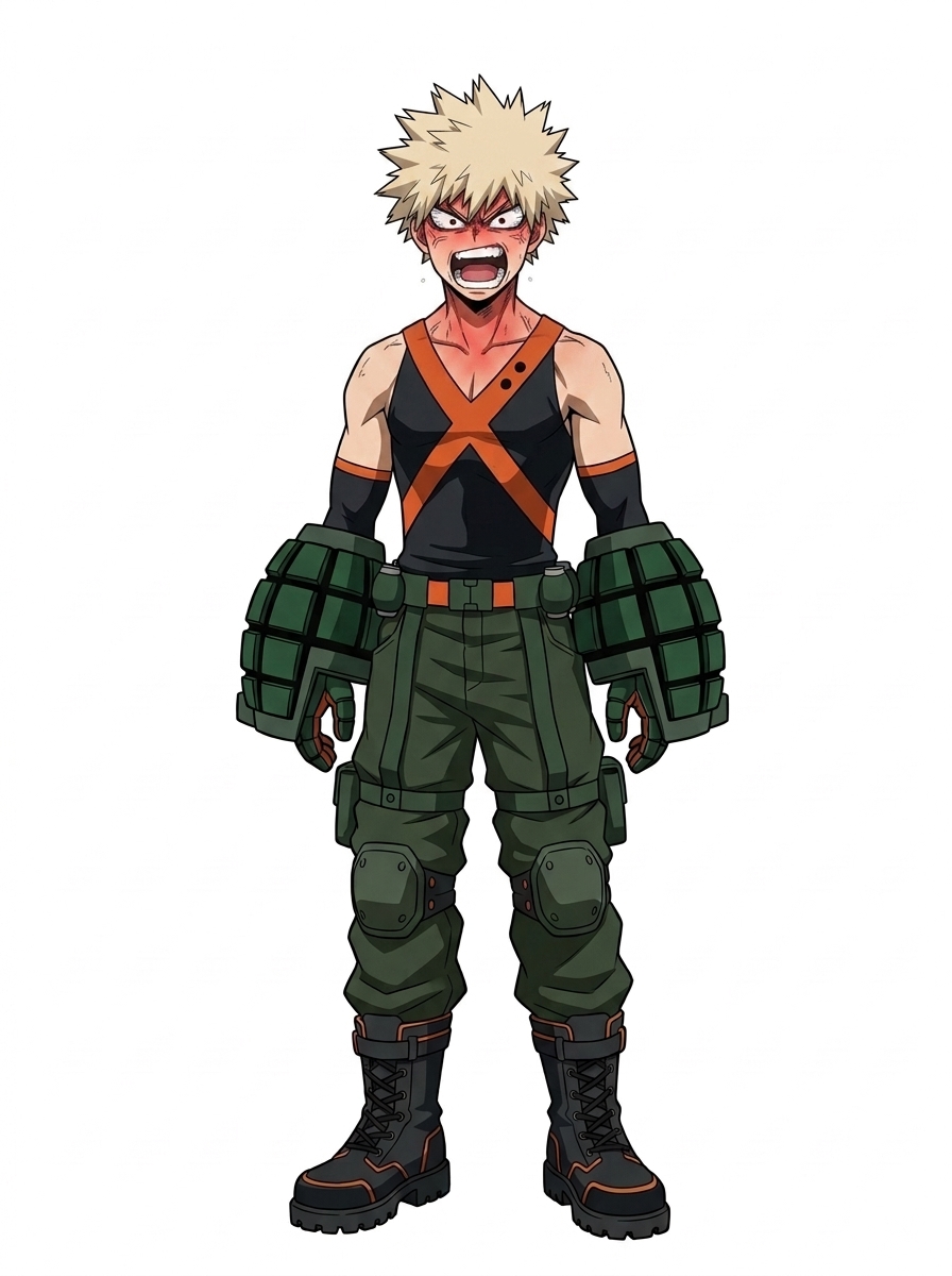 Katsuki Bakugo — Angry