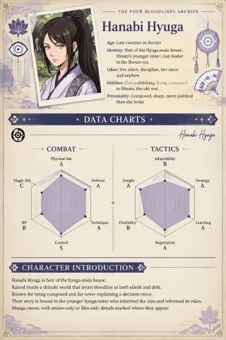 Hanabi Hyuga — profile card