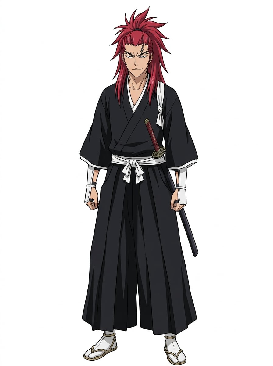 Renji Abarai neutral sprite