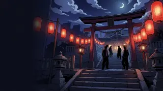 Night of the Manji — title art