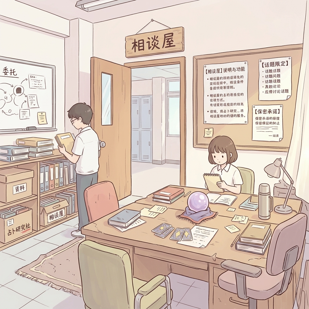 主視覺——相談屋，諮詢室