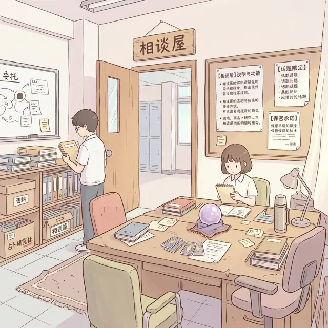 Key visual — 相谈屋, the consultation room