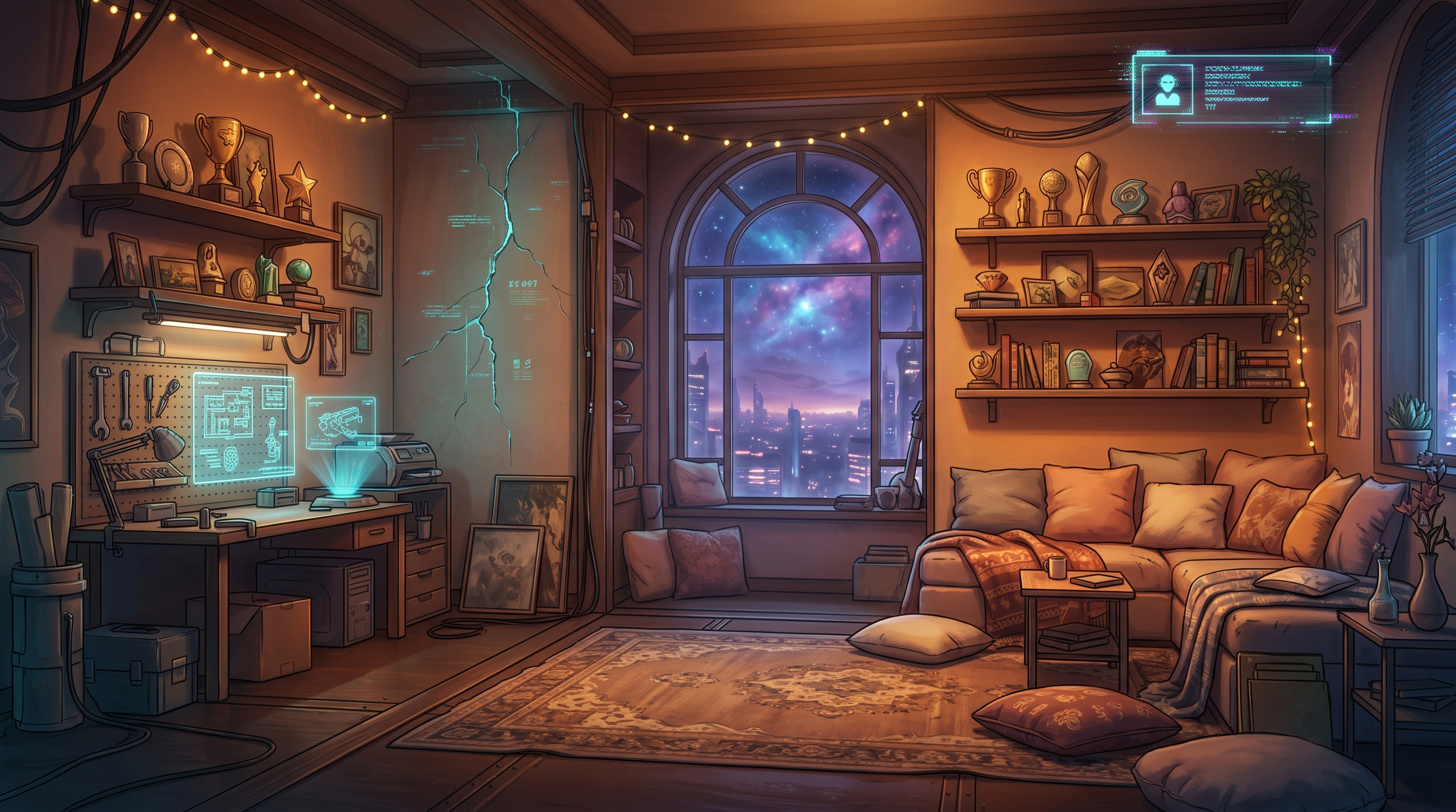 Home-World-Heiligtum – Hintergrund vor der Korruption