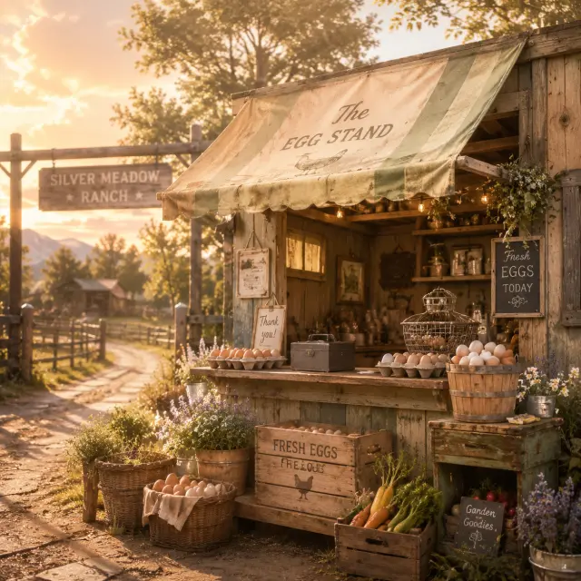 Scene background — The Egg Stand