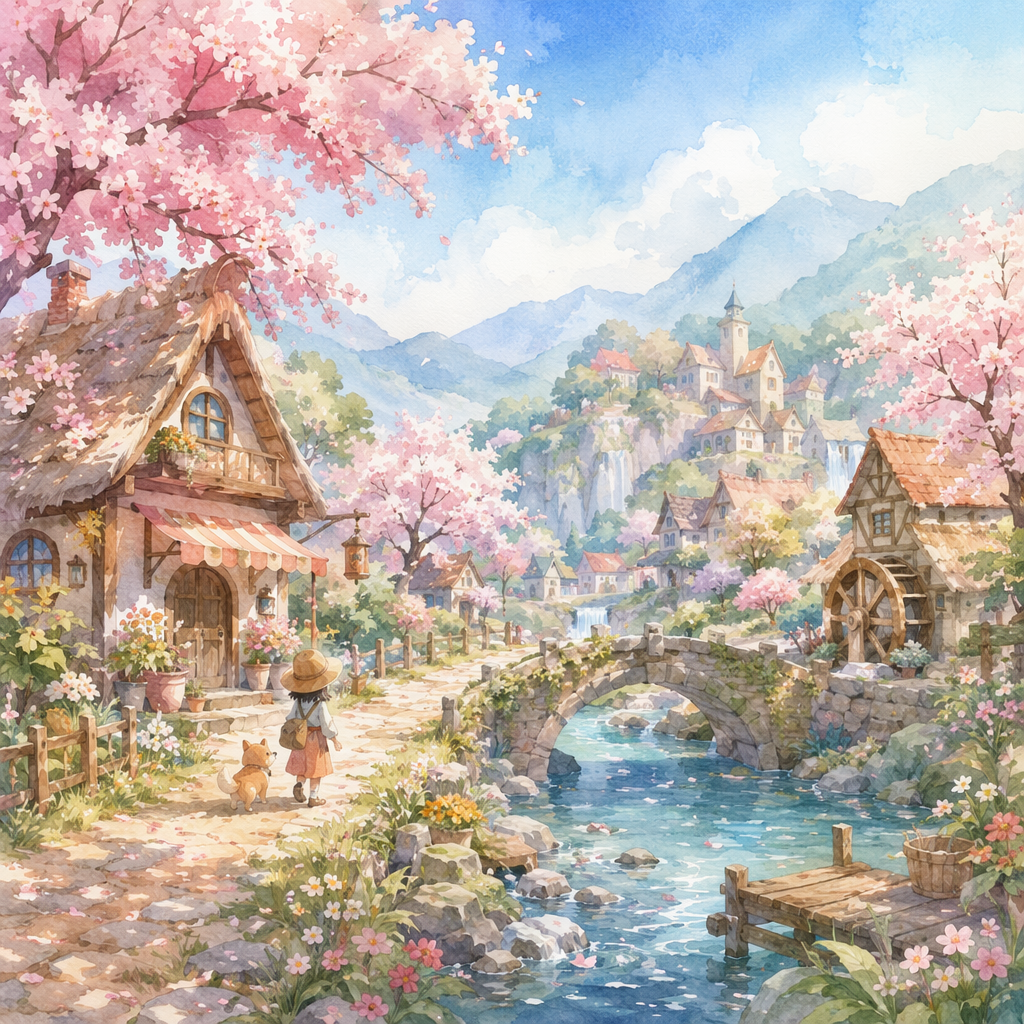 Shan Yu Town — Un Monde de Sérénité au Cœur d'un Village Chinois Fantastique | Neta Studio