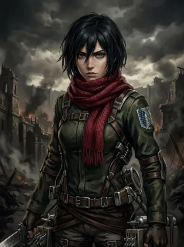 Attack on Titan cinematic frame