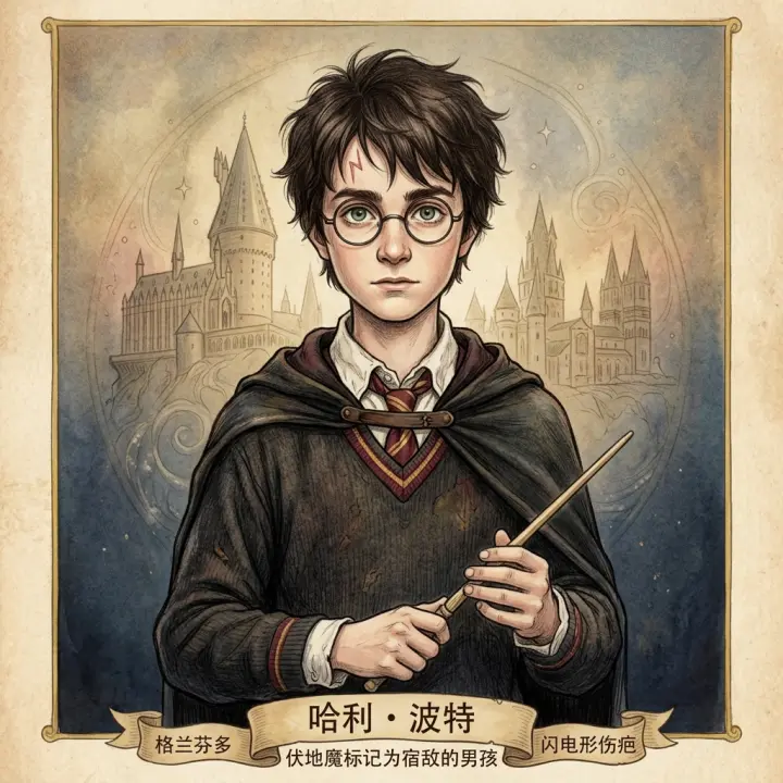Harry-Potter-Charakterprofil aus dem HP Character Network
