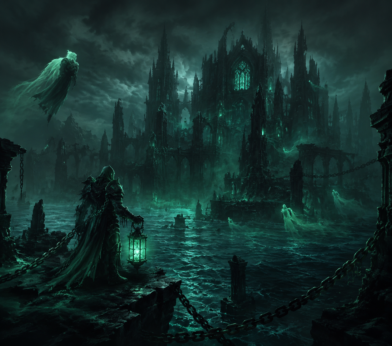 Shadow Isles Black Mist Key Visual — GPT Image 2