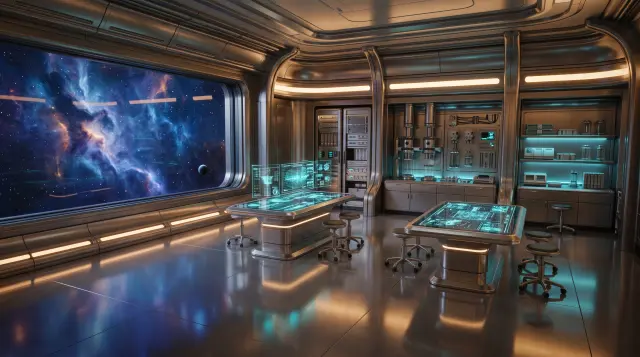 The Orville: Observer — science lab scene