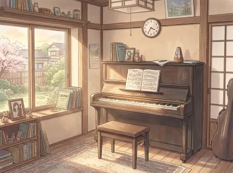 Übungszimmer im Haus der Arima