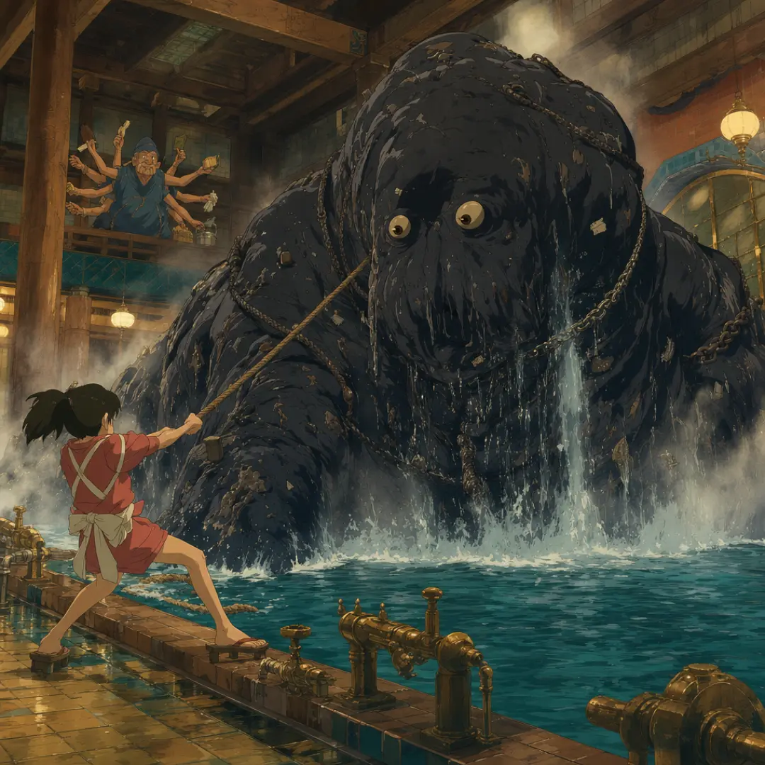 Das Bad des Stinkgeists — Event-Key-Visual (GPT Image 2)