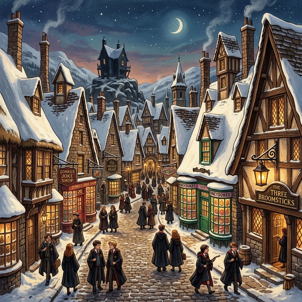 Capa de Hogsmeade