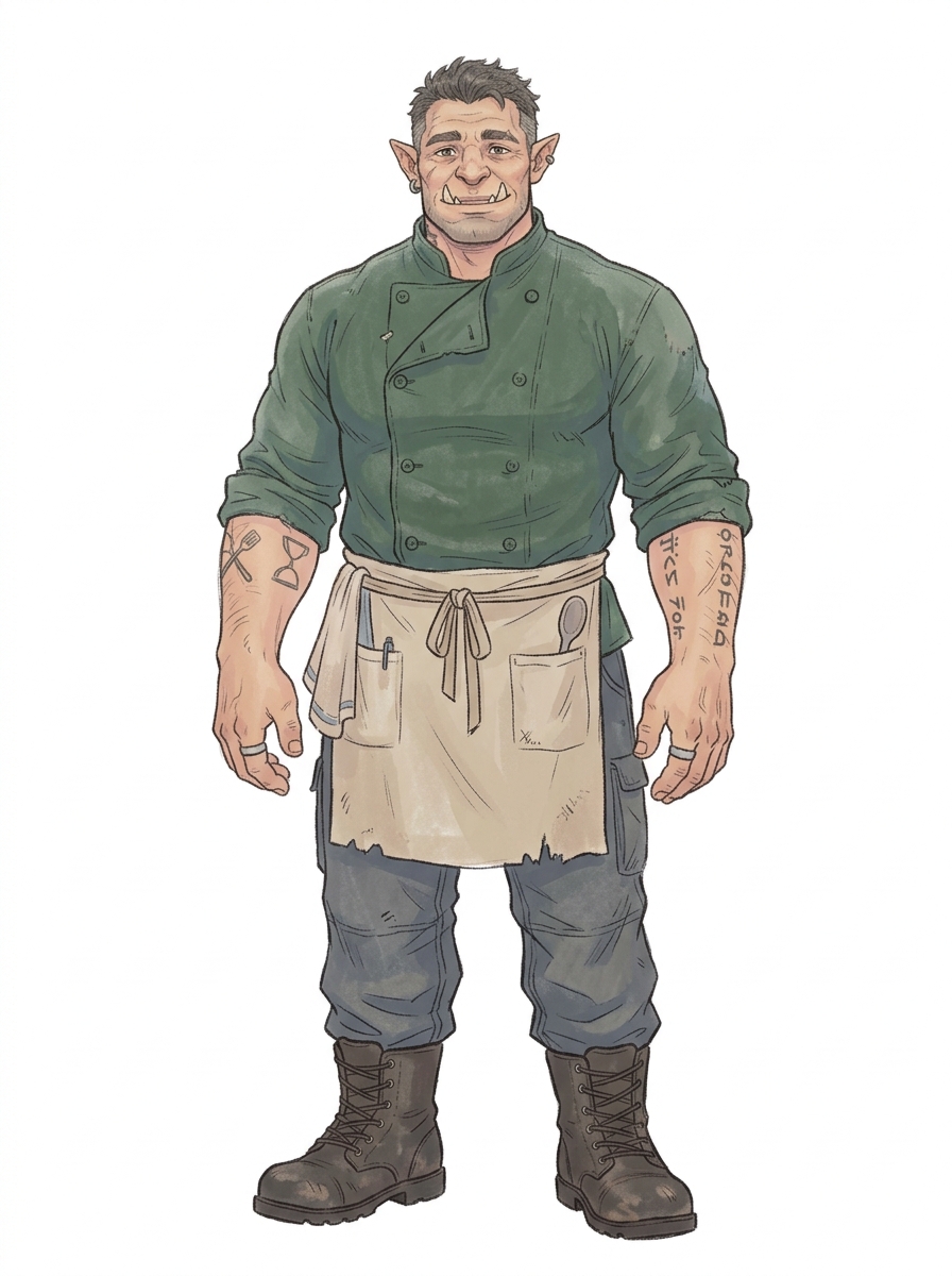 Grom Ashwalker — sprite neutral