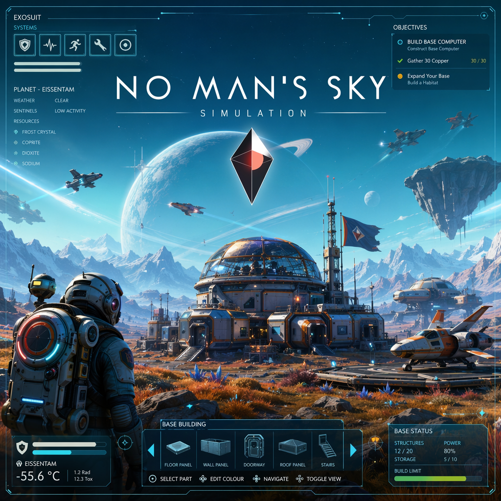 No Man's Sky — Forge Your Path in a Living Simulation