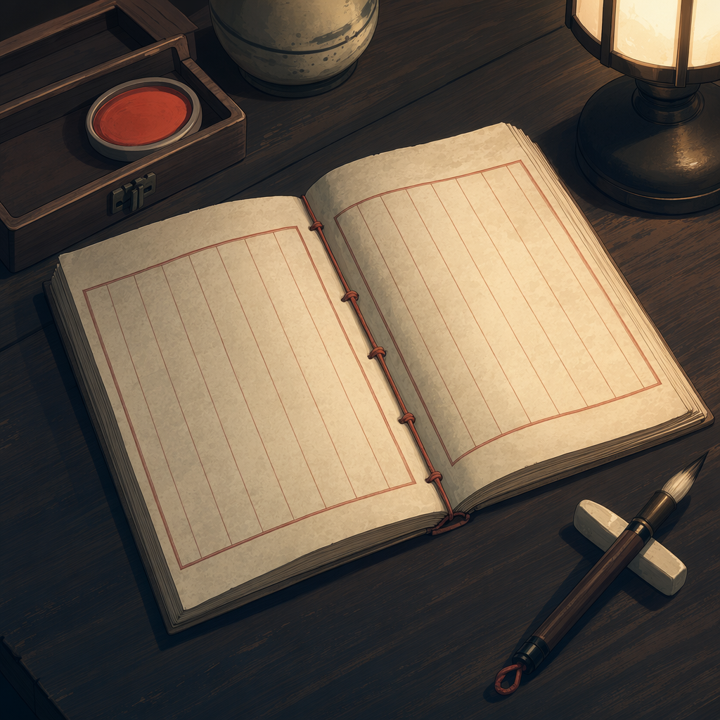 名簿書案背景
