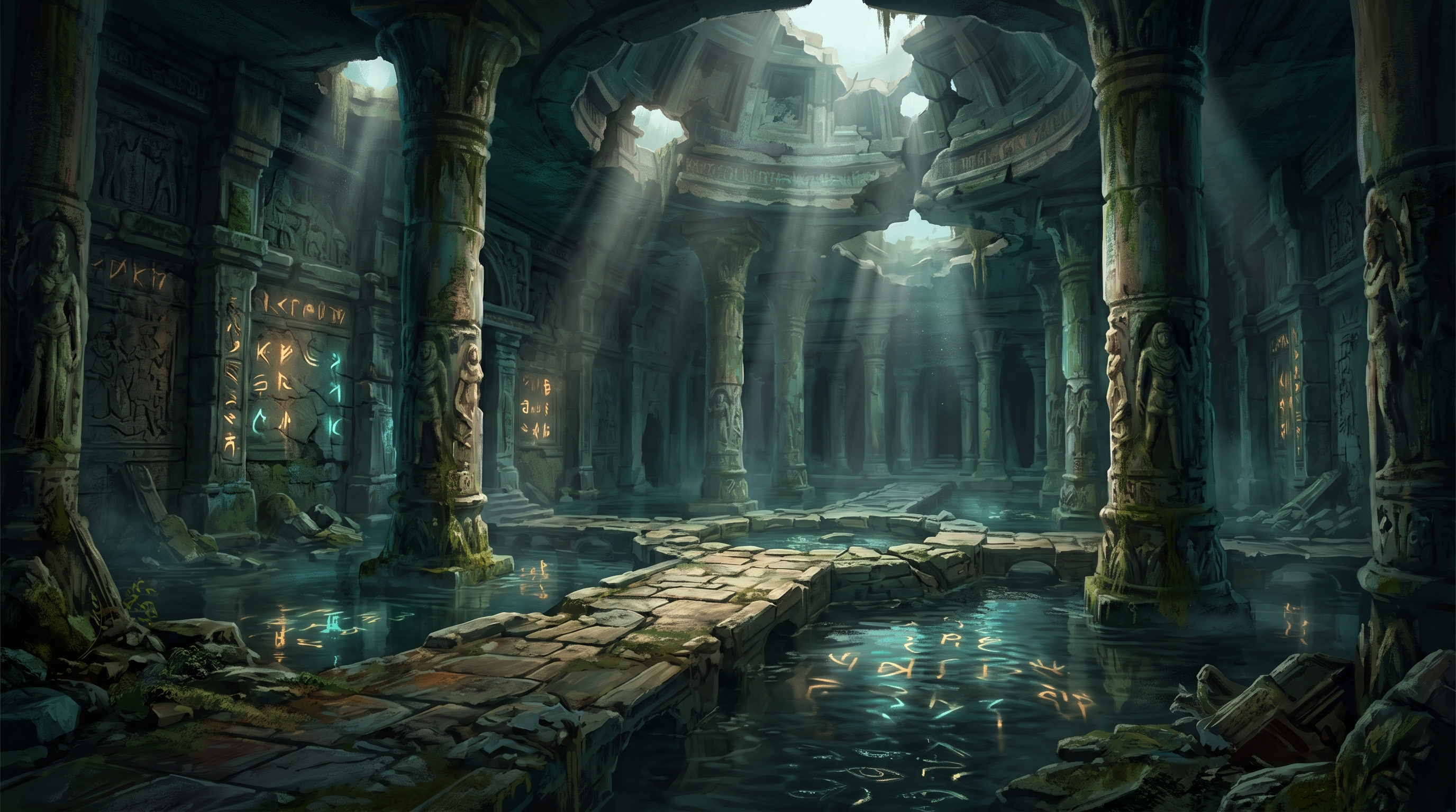 Marrow Hall scene background