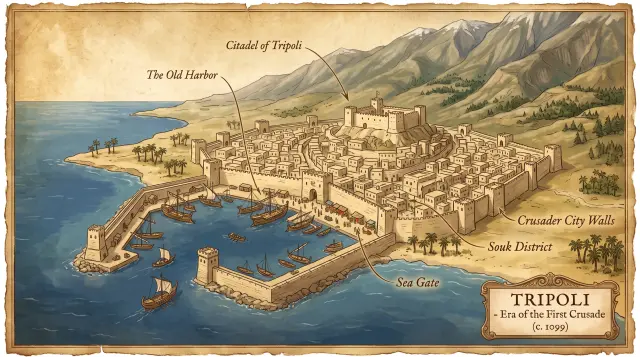 Tripoli — map detail view